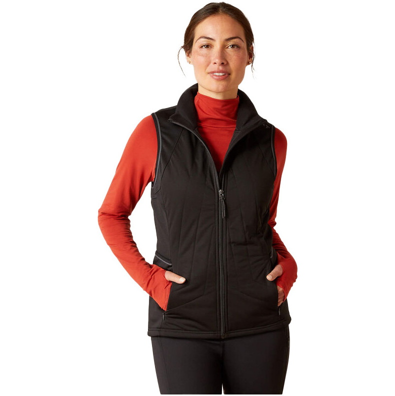 Ariat Womens Full Zip Venture Gilet 10046266 - Black